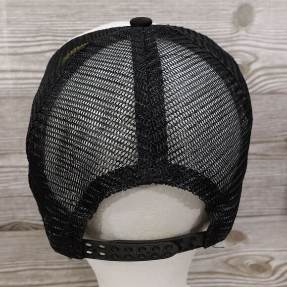 CAPTAIN MORGAN SMIRNOFF CROWN ROYAL HOCKEY BLACK WHITE SNAPBACK TRUCKER HAT CAP - Picture 5 of 8